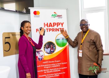 Country Director and CEO of Agri‑Impact Limited speaking at event.