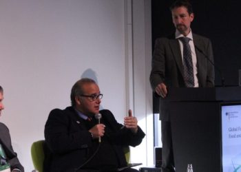 FAO Chief Economist Maximo Torero center speaks at the Global Forum for Food and Agriculture GFFA 2024