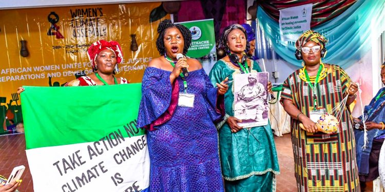 Regional participants at the 2023 Womens Climate Assembly in Lagos Nigeria